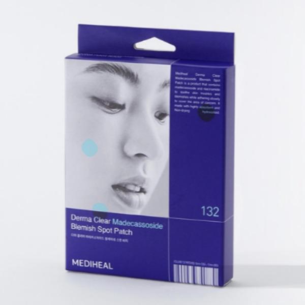 Mediheal Derma Clear Madecassoside Blemish Spot Patch – Soothing Acne Care (132 Patches, 1 Pack)