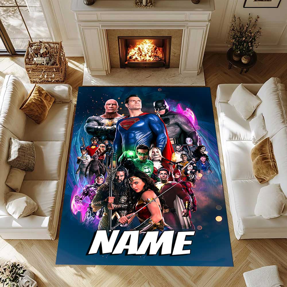 Warner Bros. Lavori (23) Personalizza il tuo tappeto con nome, cuscino per sedia da ufficio, regalo per camera da letto, soggiorno di casa.