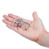8Pcs/Set Metal Wire Puzzle Educational Montessori IQ Carbon Steel Mind Brain Teaser Stress Reliever Toys