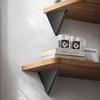 Aluminum Alloy Triangular Bracket Invisible Fasteners Load-Bearing Support Wall Mounted Shelf Floating Shelves Right Angle Fixed