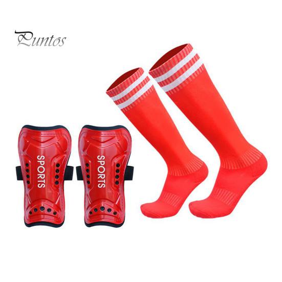 

Футбольные щитки для голени с носками, высокопрочные, ударопрочные, с жесткой оболочкой, регулируемые, легкие, футбольные щитки для голени, защитное снаряжение красный