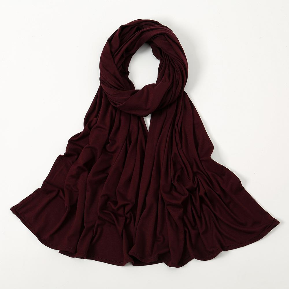 Premium Jersey Hijab Scarf For Muslim Women Turban Femme Africaine Hijabs For Woman Head Wrap Hoofddoek Headscarf Ramadan