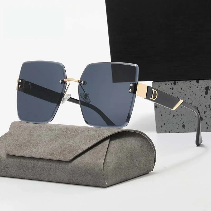 New Fashion Square Sunglasses Women Luxury Sun Glasses Female Brand Designer Oversized Gradient Mirror Vintage