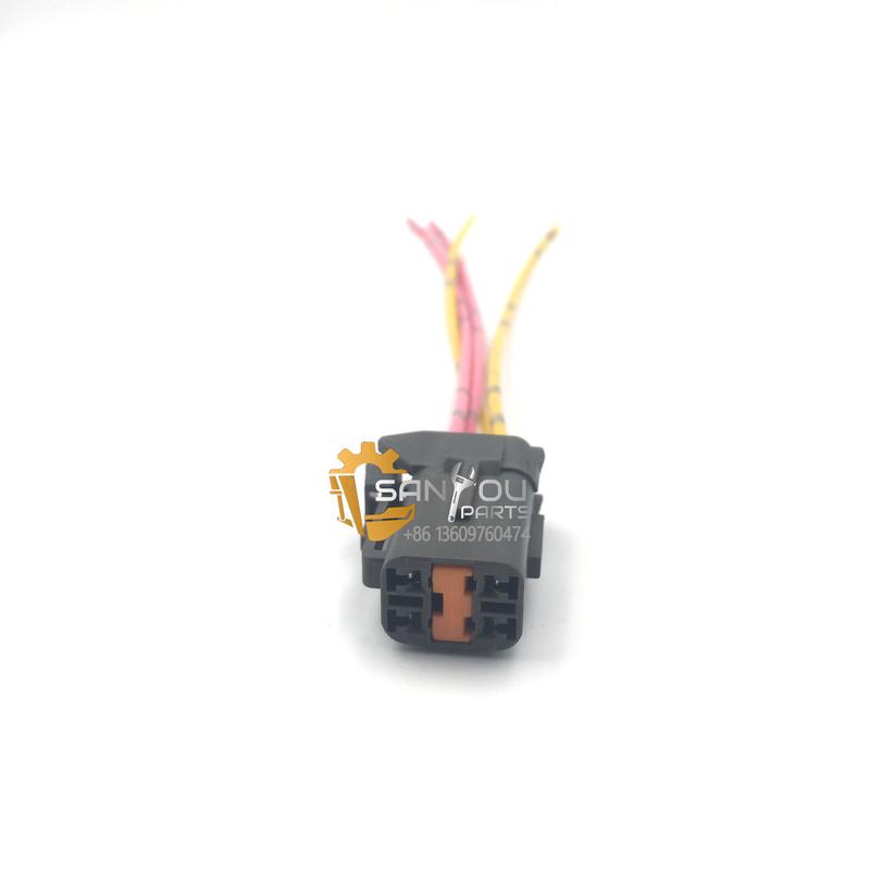 Hitachi Throttle Motor plug Hitachi Excavator EX200-1 EX200-2 setp motor plug with 4 pins