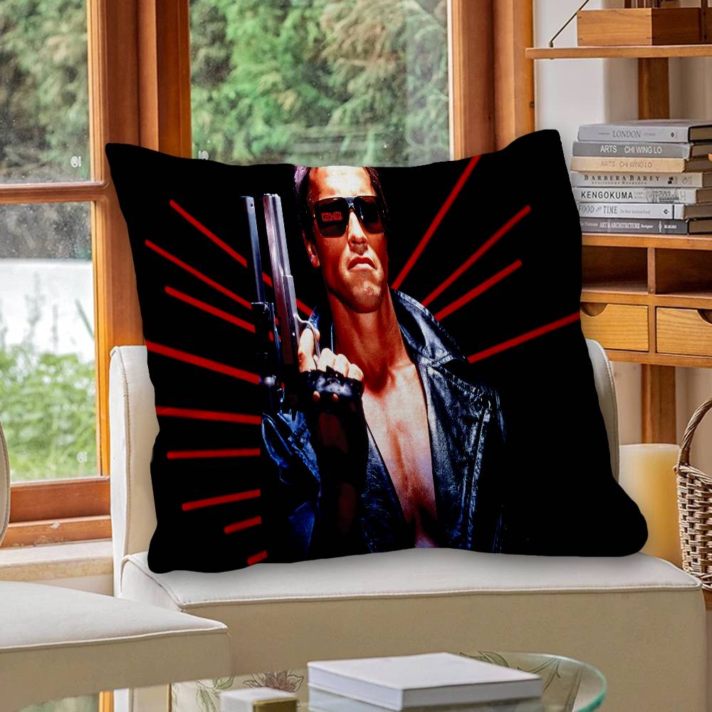 Terminator Movie Pillow Cover for Bedroom Room and Living Room Sofa Decorative Cushion Cover