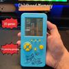 Handheld-Spielkonsole Tetris 8090 mit großem Bildschirm und augenschonend: Nostalgisches klassisches pädagogisches Kinderspielzeug.