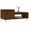 Coffee Table Brown Oak Effect 100 X 50 X 45 Cm Engineered Wood