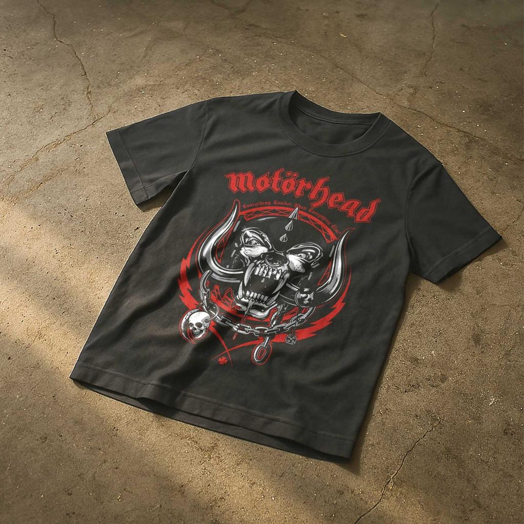 MOTORHEAD T SHIRT ROCK INSPIRED BAND MERCH