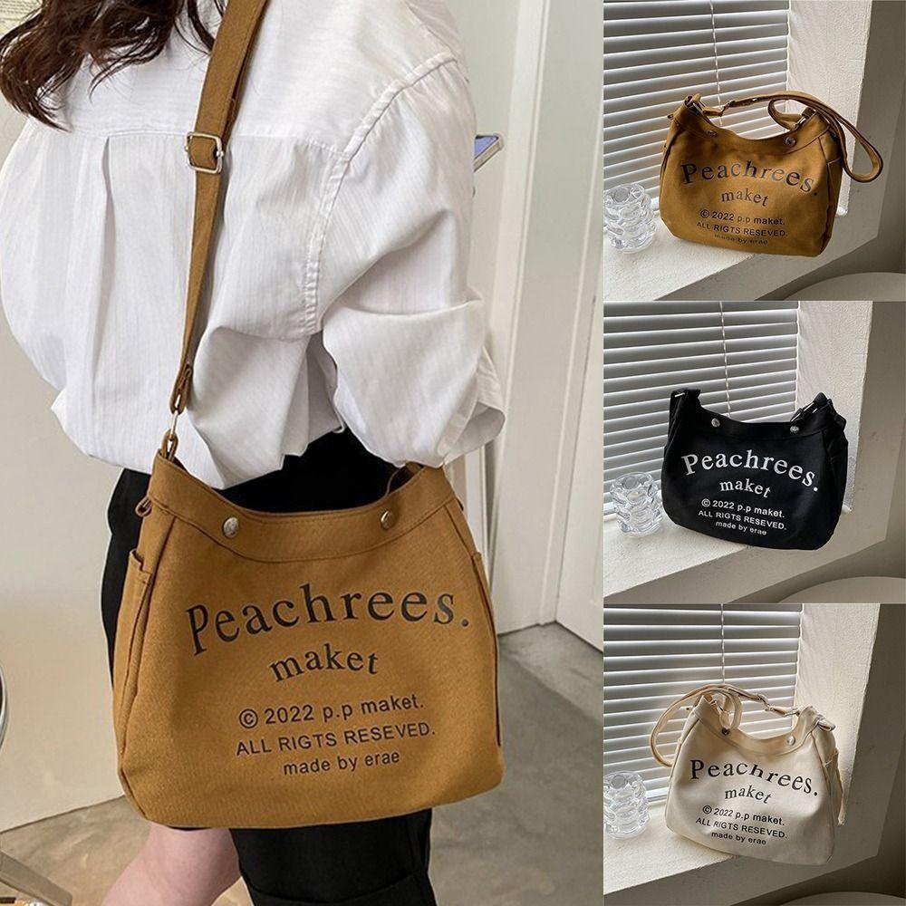 Large Capacity Student Crossbody Bag Korean Style Simple Handbag  Handbag