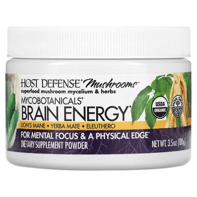 Host Defense, Pilze, MycoBotanicals, Gehirnenergie, 3,5 oz (100 g)