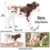 Kids' Cognitive Farm & Ranch Animal Models - Cow, Buffalo, Bison Desktop Toy Ornament