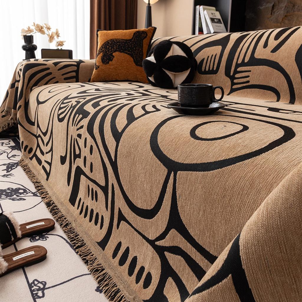 Minimalist High Quality One Piece Full Cover Sofa Cushion All Season Universal Sofa Throw Blanket