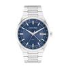 Watch DISTINGUISH GMT Blue Dial Stainless Steel Bracelet 25200488 [Calvin Klein][Authorized Import] Men's
