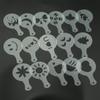 Plastic Coffee Stencil Set: 16 Thickened Templates for Fancy Milk Foam Art