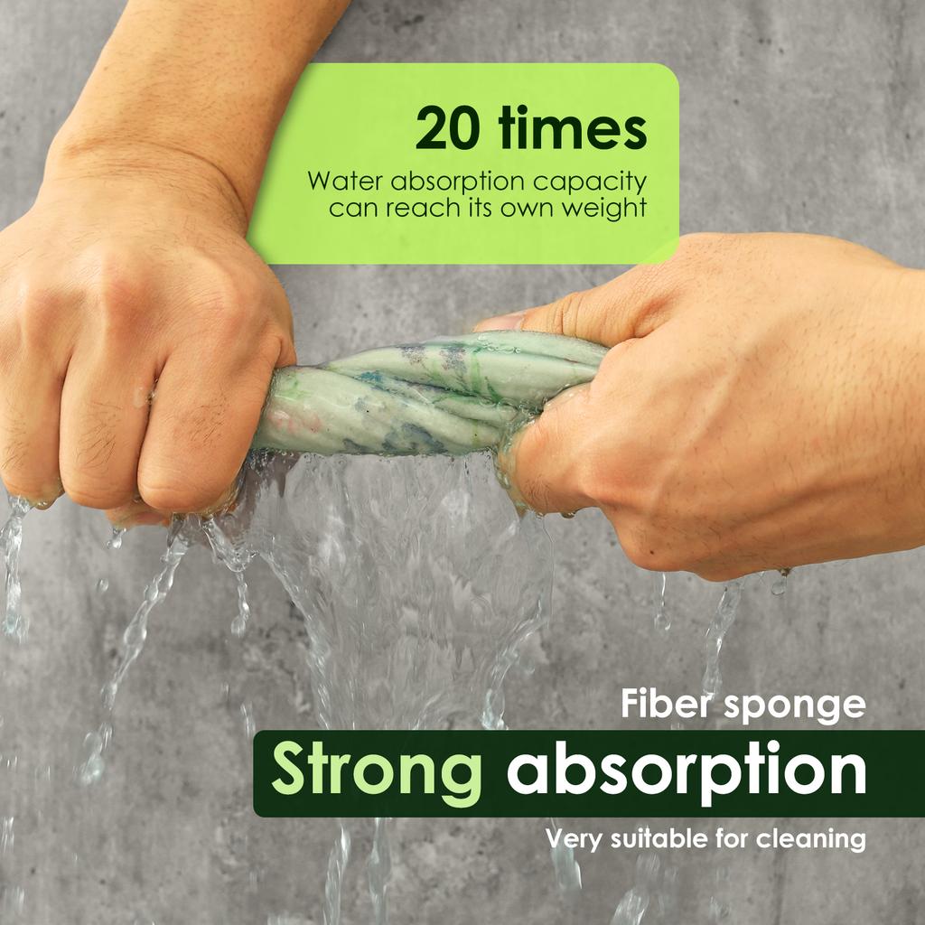 6Pcs Swedish Dishcloth Kitchen Dish Towels Absorbent Kitchen Dish Rags Reusable Wet Dry Household Dishcloths for Washing Dishes