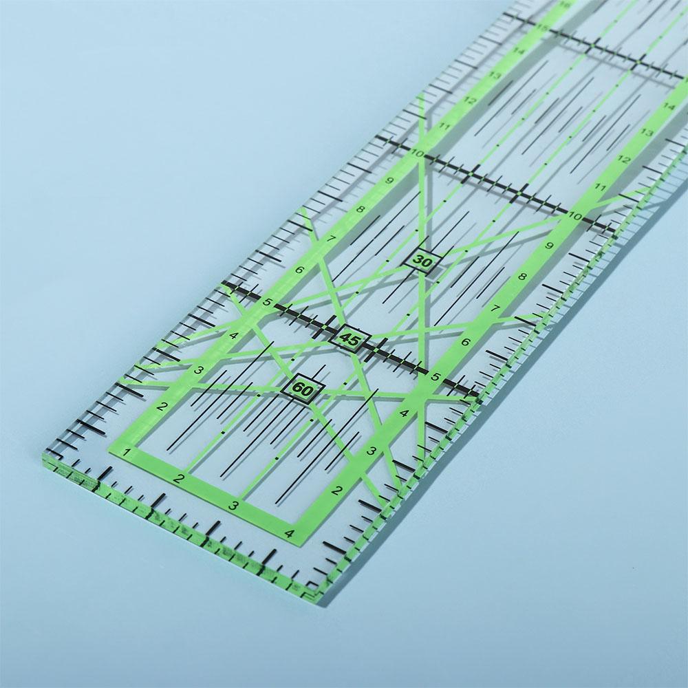 Transparent Quilting Ruler Acrylic Tailor Ruler Clothing Cutting Drawing Ruler Dressmaker