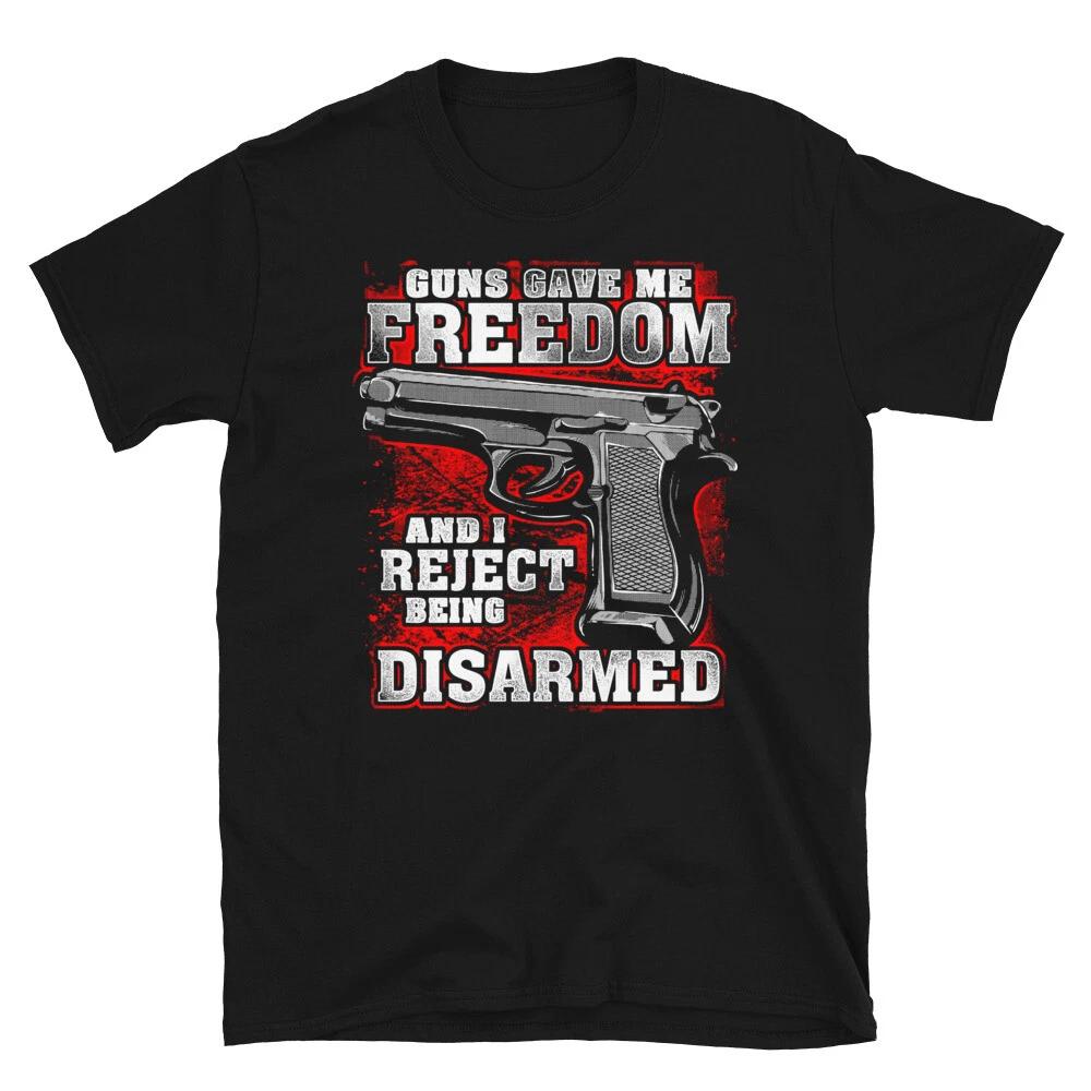 Gun Control Freedom Disarmed 2nd Amendment Freedom T-Shirt S