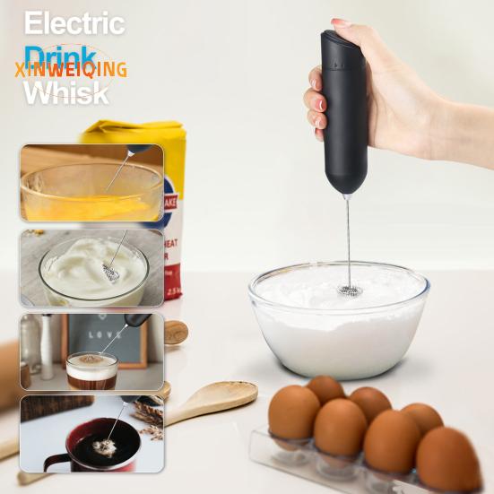 

Мощный мотор для взбивания яиц, простой в использовании, электрический вспениватель молока, ручной миксер для кофе, латте, капучино