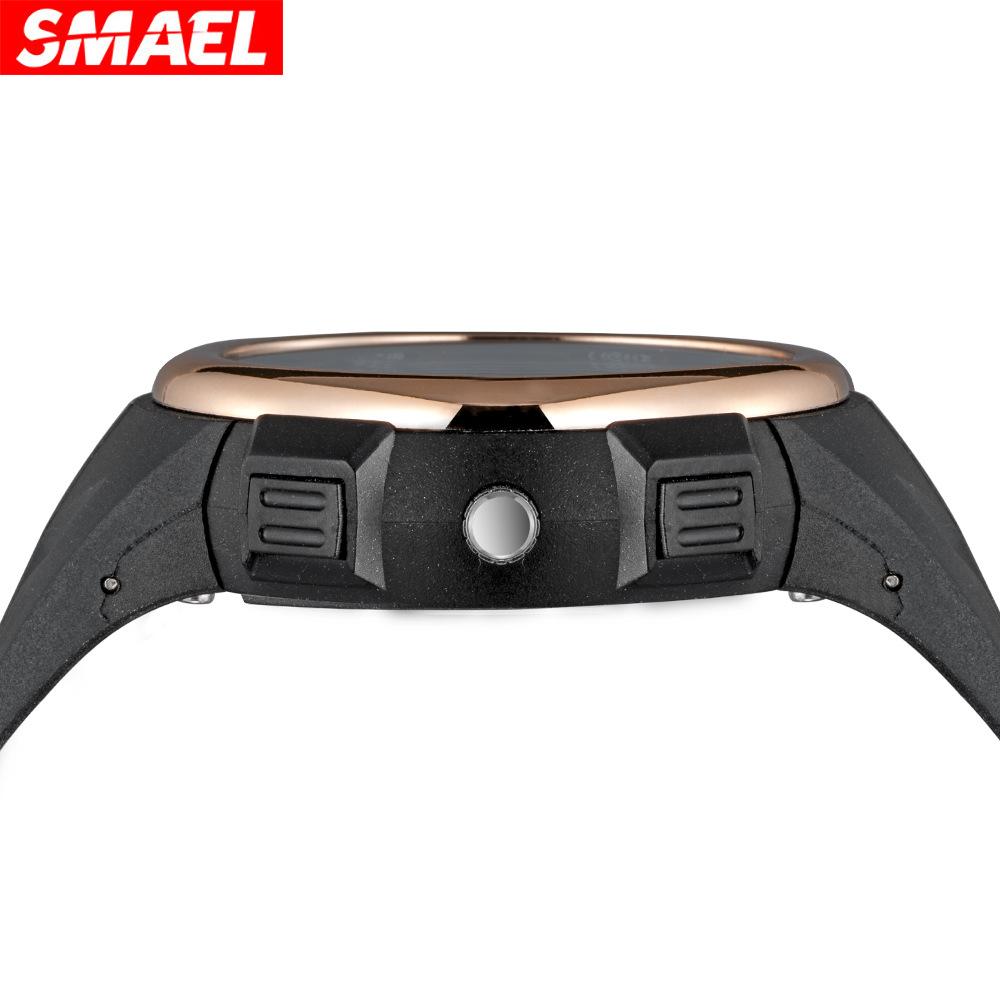SMAEL Digital Watches Sports LED Wristwatches Men's 50m Waterproof Sport Watch Digital Light Stopwatch Military Watch Men