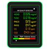 6 In 1 Air Quality Monitor Carbon Dioxide TVOC HCHO Detector Multifunctional Formaldehyde Detector Accurate CO2 Meter for Indoor
