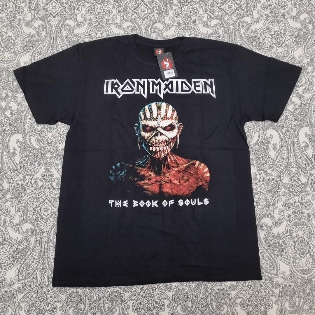 

Iron Maiden T Shirt Mens Womens Tees Top The Book Of Soulsarge Graphic Print New XL