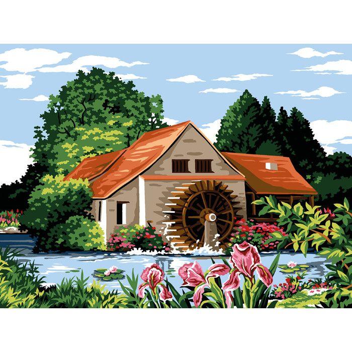 Canevas Margot L'Eau Du Moulin 40x50 cm