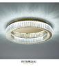 Round Crystal Led Ceiling Lamp For Bedroom Living Room Foyer Dining Room Modern Luxury Stainless Steel Crystal Ceiling Light