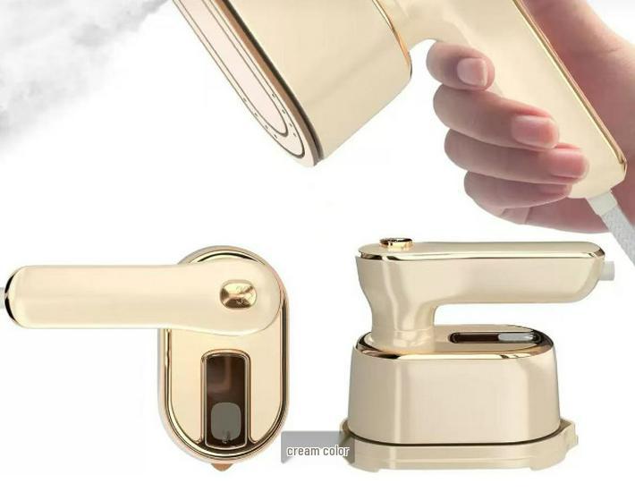 High-Power Rotating Steam Iron - Portable Handheld Ironing Machine for Home & Commercial Use.