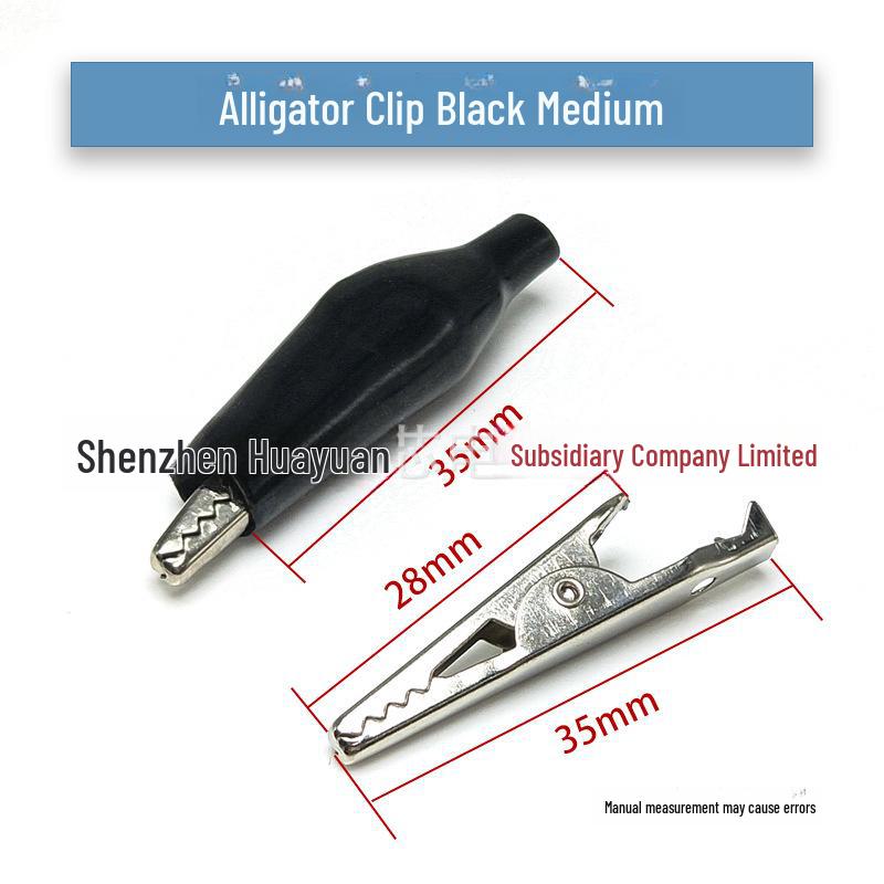 Cleme electrice tip crocodil: Cleme de testare cu teacă pentru baterii, cabluri și alimentare - mici, medii, mari