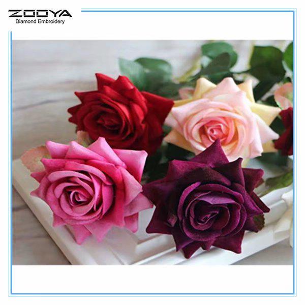 

ZOOYA DIY 5D квадратные стразы цветы и книга Алмазная вышивка картина вышивка крестом домашний декор