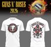 Guns N Roses Appetite For Destruction Kreuz Weiß Welttournee 2026 T-Shirt