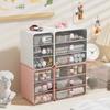 Transparent Design Desktop Drawer Box Large Capacity Multifunctional Desk Pen Holder Space Saving Cosmetic Storage Box Office