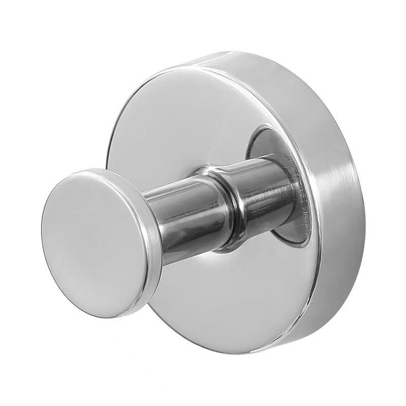 Stainless Steel No-Drill Strong Suction Cup Clothes Hook for Bathroom Glass Doors