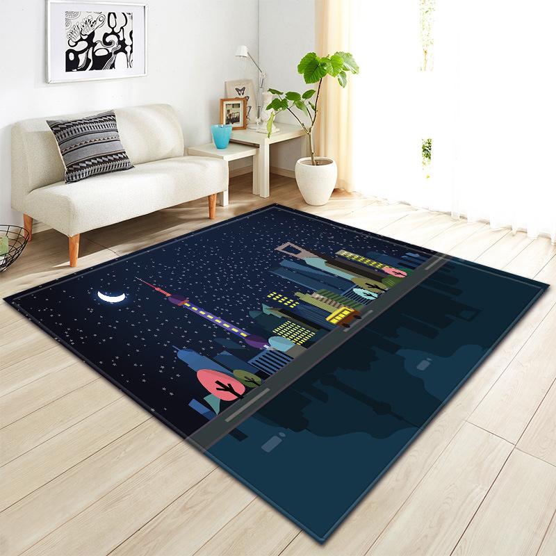 Simple Painting Living Room Carpet Bedroom Dining Room Floor Mat