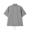 Fila Milano Series Simple Solid Color Casual Versatile Shirt Men Shirts Dark-Gray F11M625403FDY
