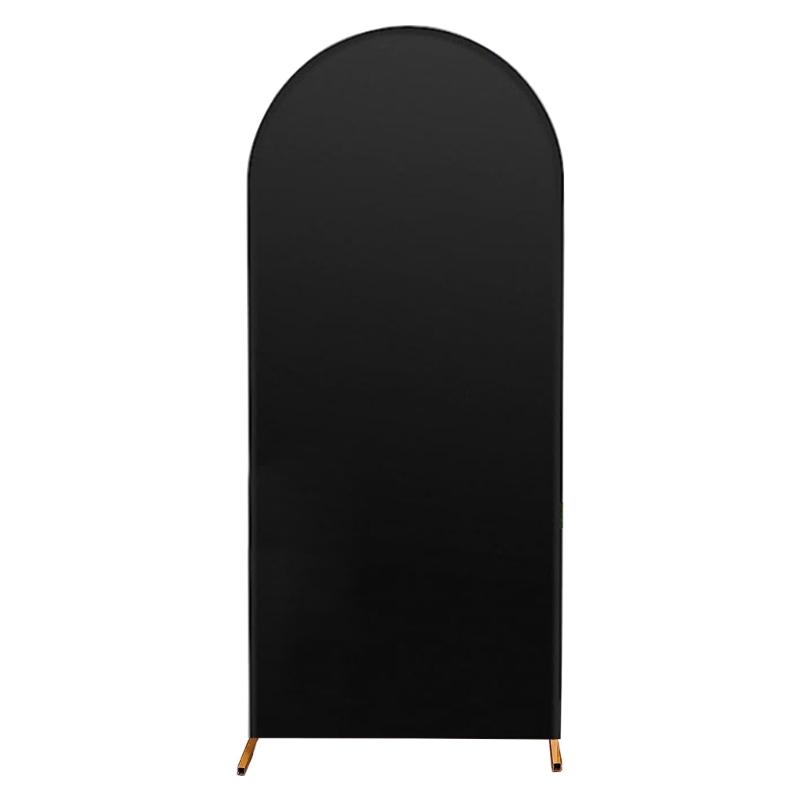 

Arch Backdrop Background Cover Birthday Party Banquets Decoration for Wedding Double Sided Elastic Arched Fabric 3 Sizes 80x180cm