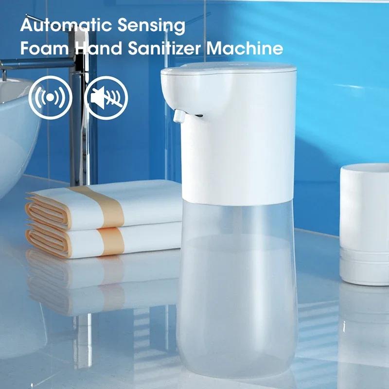 350ML Touchless Automatic Soap Foam Dispenser USB Rechargeable Foam Hand Washer Machine Bathroom Infrared Sensor Soap Dispenser