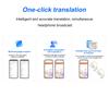 Painless r-Hook rbuds, AI Translation rphones with 130+ Languages Rl-Time Translation,  5.4 Wireless Hdphones with Touchscreen Charging Case, Low Lat