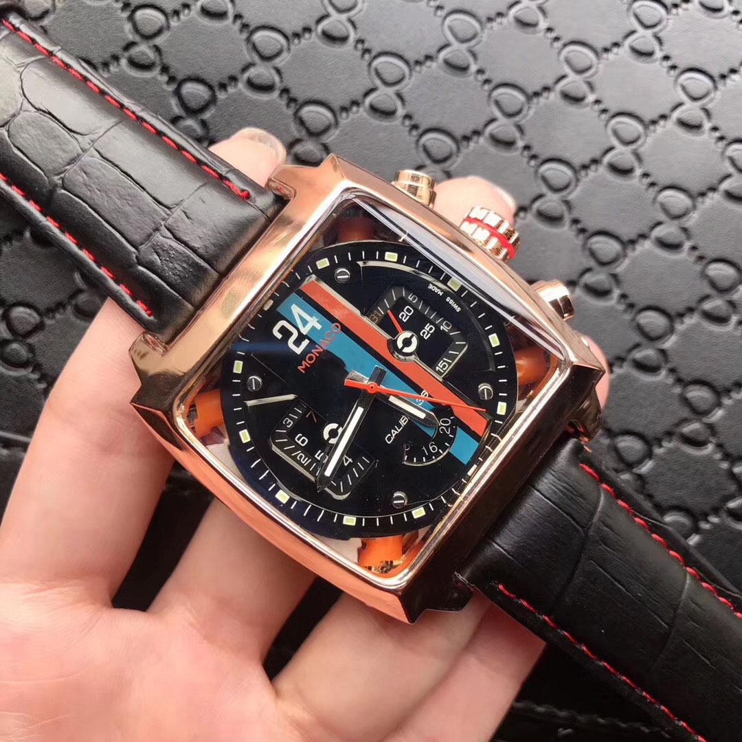 Orologio Uomo Lancardo Retrò Quadrante Blu: Movimento Al Quarzo Giapponese, Cinturino In Pelle Nera, Doppio Quadrante E Calendario
