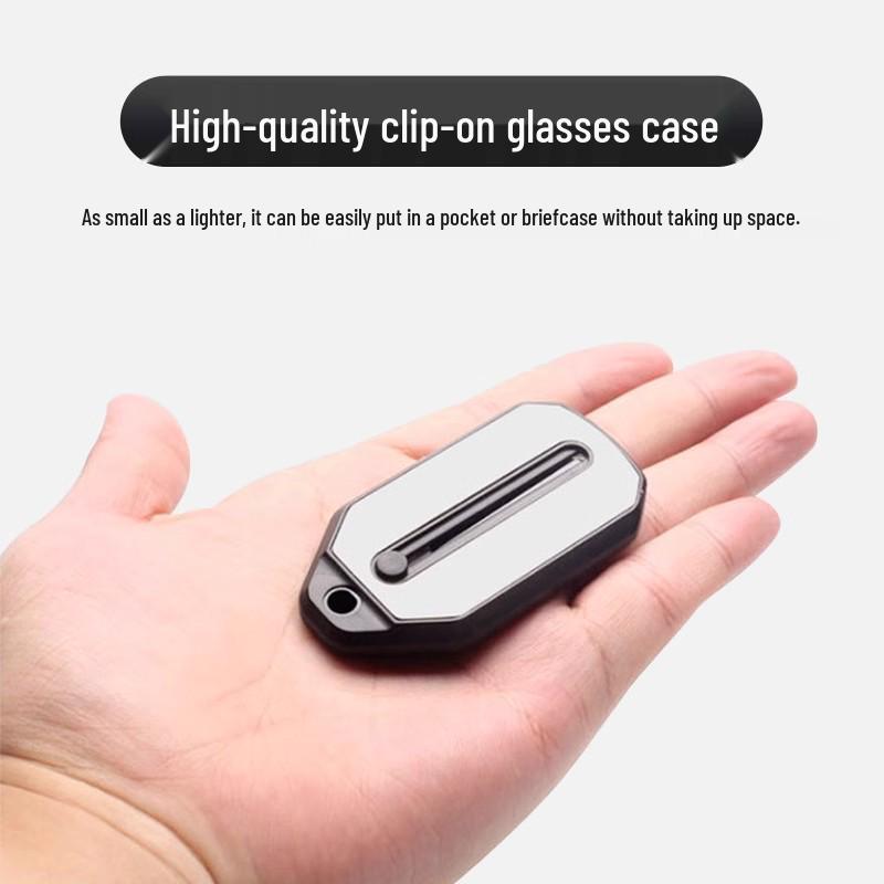 Keychain Clip-On Ultralight Folding Reading Glasses for Seniors