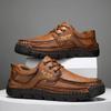 Modische Stilvolle Version Herren Leder Wanderschuhe Outdoor Rutschfest Walking Sneakers Oxford Schuhe Ganztägig Tragbar Trekking Schuhwerk Trainer