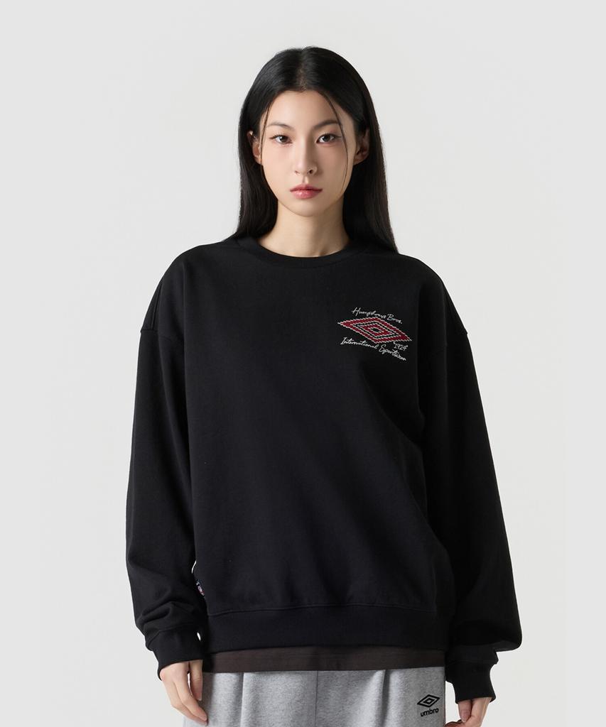 UMBRO Hbl Brit Casual Craft Sweatshirt Black Ur111Cfs22