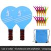 Wooden Paddle Badminton Set