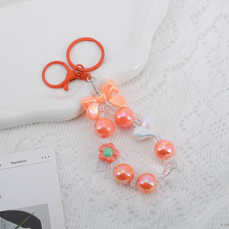 Buntes Blume Perlen Handy und Tasche Schlüsselanhänger Lanyard
