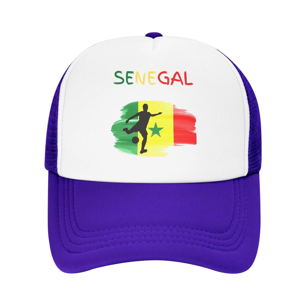 Senegal National Soccer Team Sun Hats Casual Couple Women Mesh Trucker Hat High Quality Snapback Cap Birthday Present