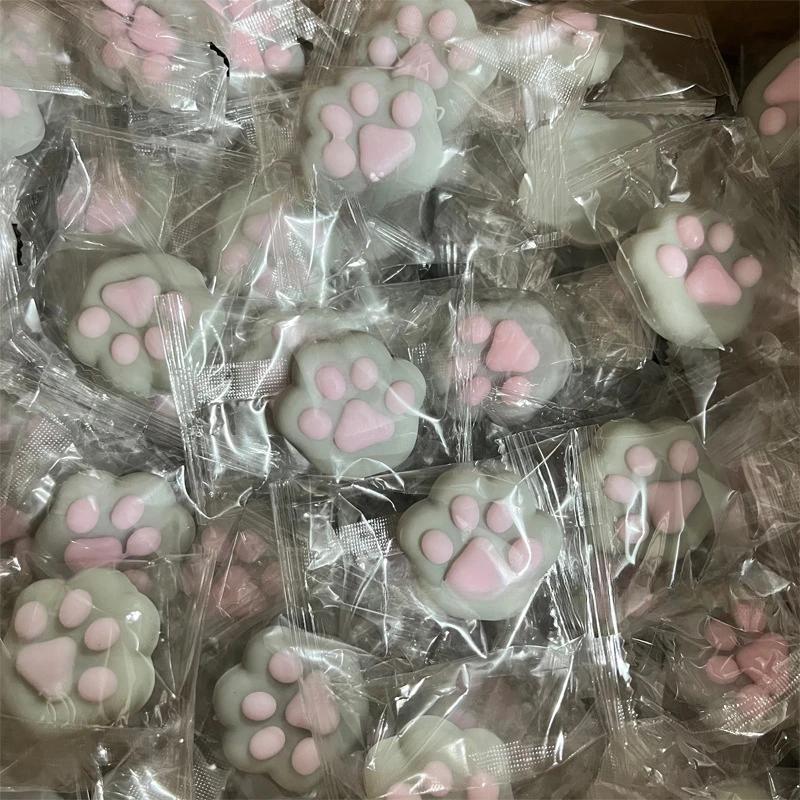 1 Stück Kinder Mini Katzenpfote Squishy Fidget Spielzeug Weiche Niedliche Katzenpfote Langsamer Rückprall Kneten Dekompression Spielzeug Für Kinder Weihnachtsgeschenke
