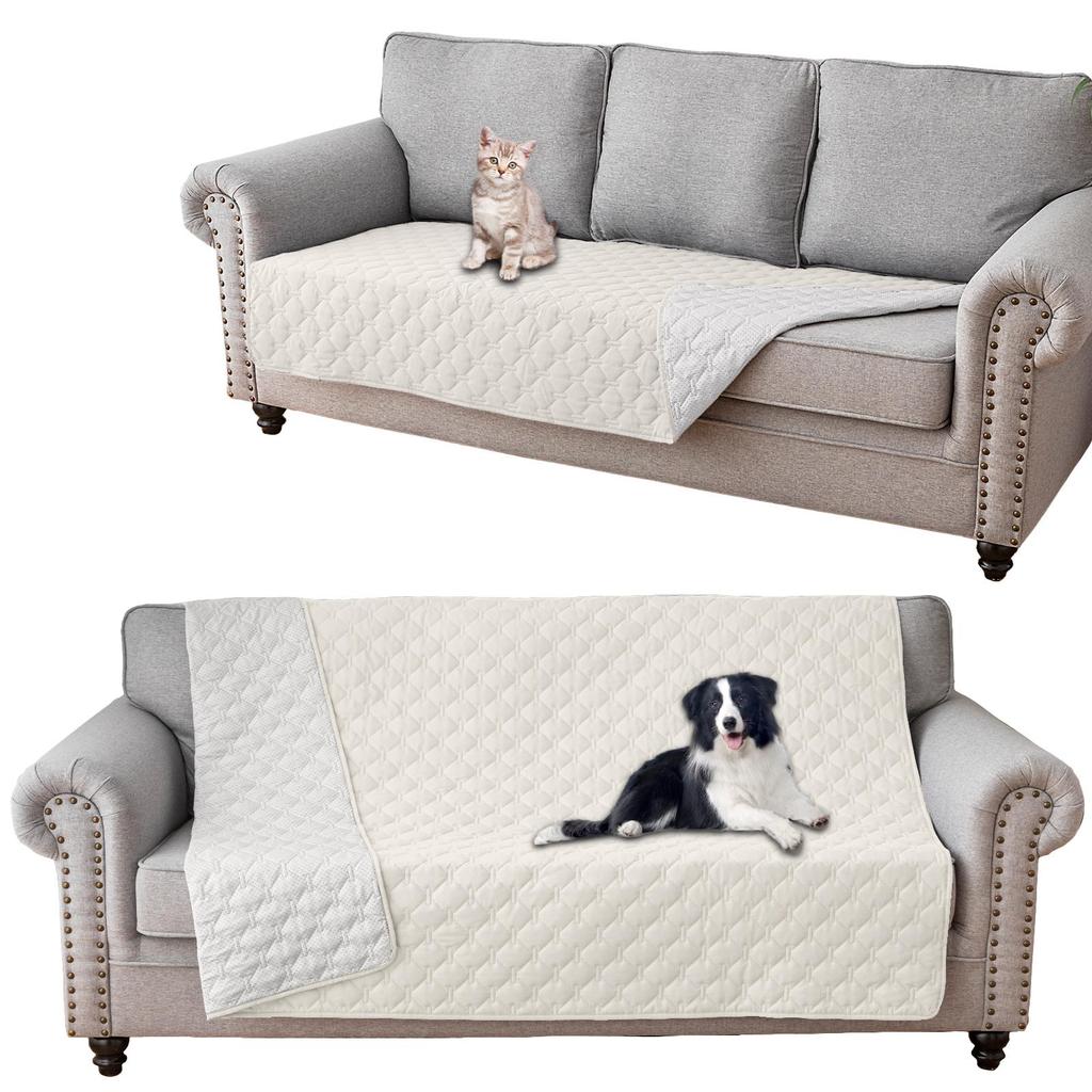 Waterproof Dog Bed Cover Pet Blanket for Bed Couch Sofa Reversible Sofa Slipcover L Shape Sofa Cover Sectional Couch Cover Chaise Loveseat Couch Cover