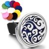 Strom Auto Aromaterapeutický Difuzér Locket Klip do Auta Parfém Difuzér Esenciálních Olejů Klip do Větrací Mřížky Auta Osvěžovač Vzduchu Čistič Se Vložkami