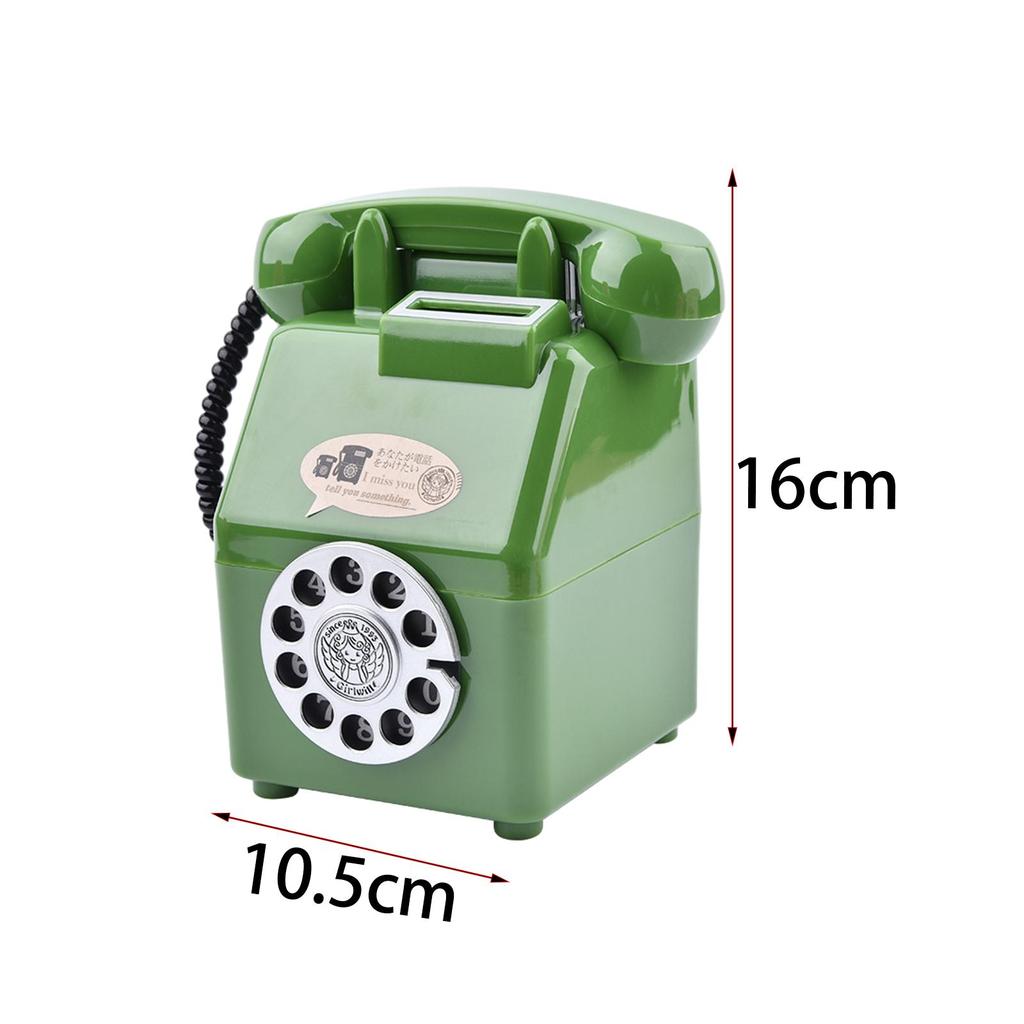 Pușculiță telefonică retro Cadou suvenir Decor pentru casă Decor de masă Bancă de monede pentru Festival Copii Raft Dormitor Ziua de naștere