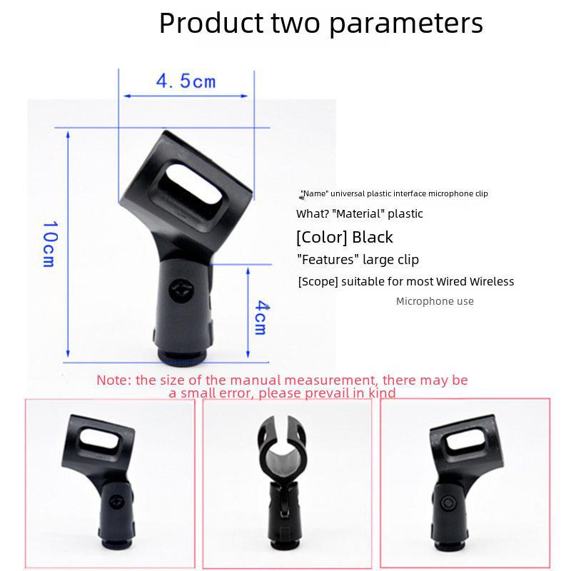 Mikrofonclip für Blitzschuh von SLR-Kameras – kompatibel mit Interview- und Mastmontage